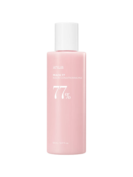 Anua Peach 77% Niacin Conditioning Milk -  Ενυδατικό Γαλάκτωμα Προσώπου με Υαλουρονικό Οξύ & Νιασιναμίδη για βαθιά ενυδάτωση & λεία επιδερμίδα