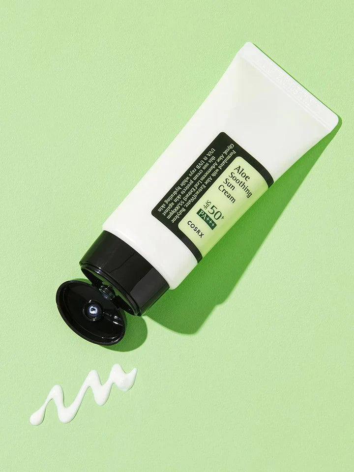 COSRX Aloe Soothing Sun Cream SPF50+/PA+++ - Καταπραϋντική Ενυδατική Αντηλιακή Κρέμα με Αλόη