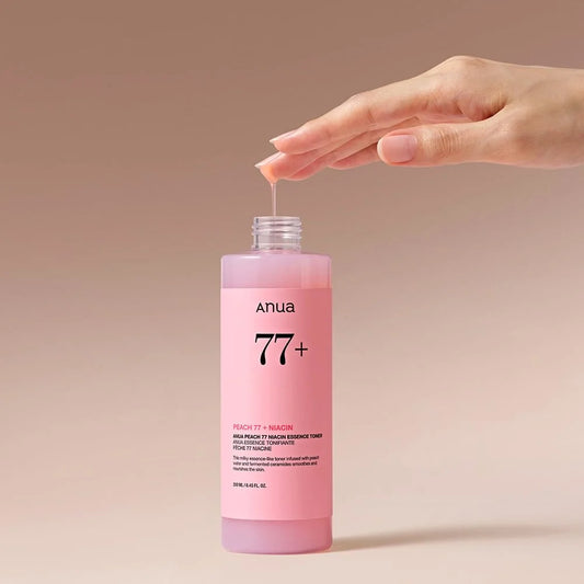 Anua Peach 77 Niacin essence toner – Ενυδατικό essence toner με προβιοτικά