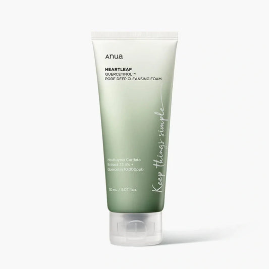 Anua Heartleaf Quercetinol Pore Deep Cleansing Foam - Απαλός Αφρός Καθαρισμού Προσώπου & Ματιών