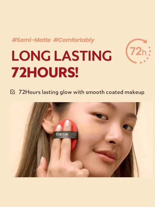 TIRTIR Mask Fit Red Cushion - Mακράς διαρκείας foundation σε σφουγγαράκι