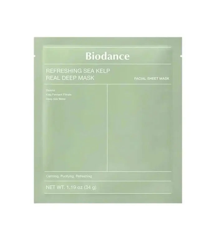 Biodance Refrsehing Sea Kelp Real Mask - Μάσκα σύσφιξης & λάμψης