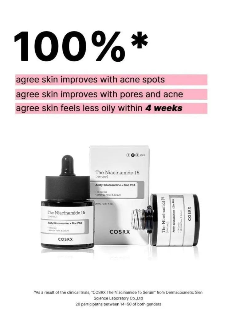 Cosrx The Niacinamide 15 Serum - Ορός Προσώπου με Νιασιναμίδη για Λάμψη & Ακμή