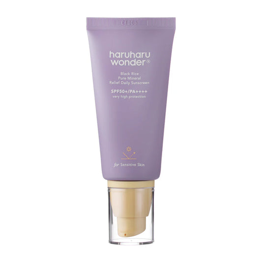 Haruharu Wonder Black Rice Pure Mineral Relief Daily Sunscreen SPF50+/PA++++ - Αντηλιακή Κρέμα Προσώπου