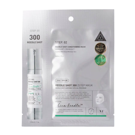 VT Cosmetics - Reedle Shot 300 2Step Mask - Μάσκα 2 βημάτων με τεχνολογία μικροβελόνων