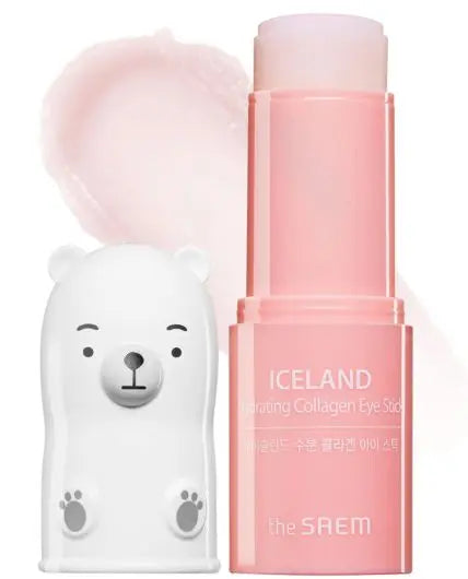 The Saem Iceland Hydrating Collagen Eye Stick - Θεραπεία ματιών για ενυδάτωση, σύσφιξη και μείωση των ρυτίδων