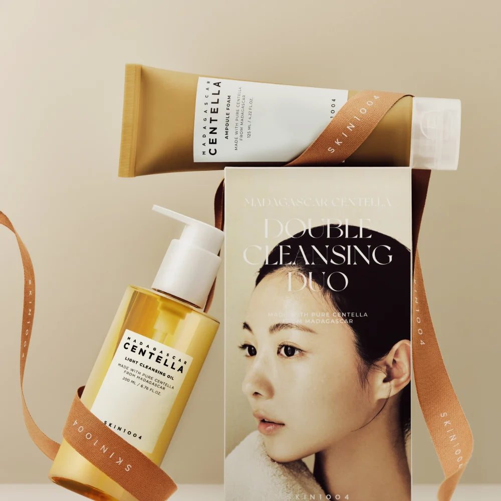SKIN1004 Madagascar Centella Double Cleansing Duo - Σετ Λάδι και Αφρός για διπλό καθαρισμό