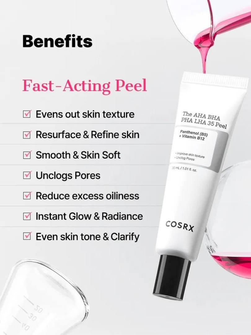 COSRX - The AHA BHA PHA LHA 35 Peel - Κρέμα απολέπισης προσώπου για όλους τους τύπους δέρματος