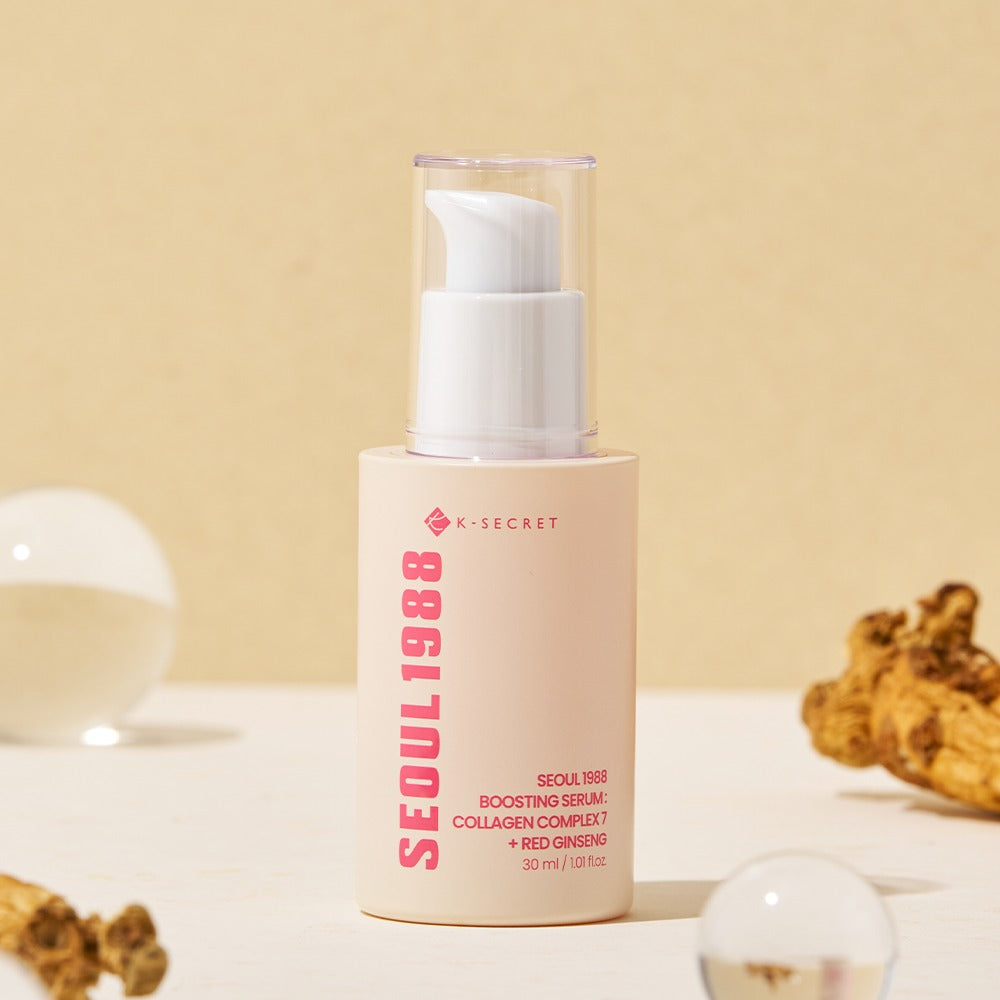 K-SECRET SEOUL 1988 Boosting Serum: Collagen Complex 7 + Red Ginseng 30ml