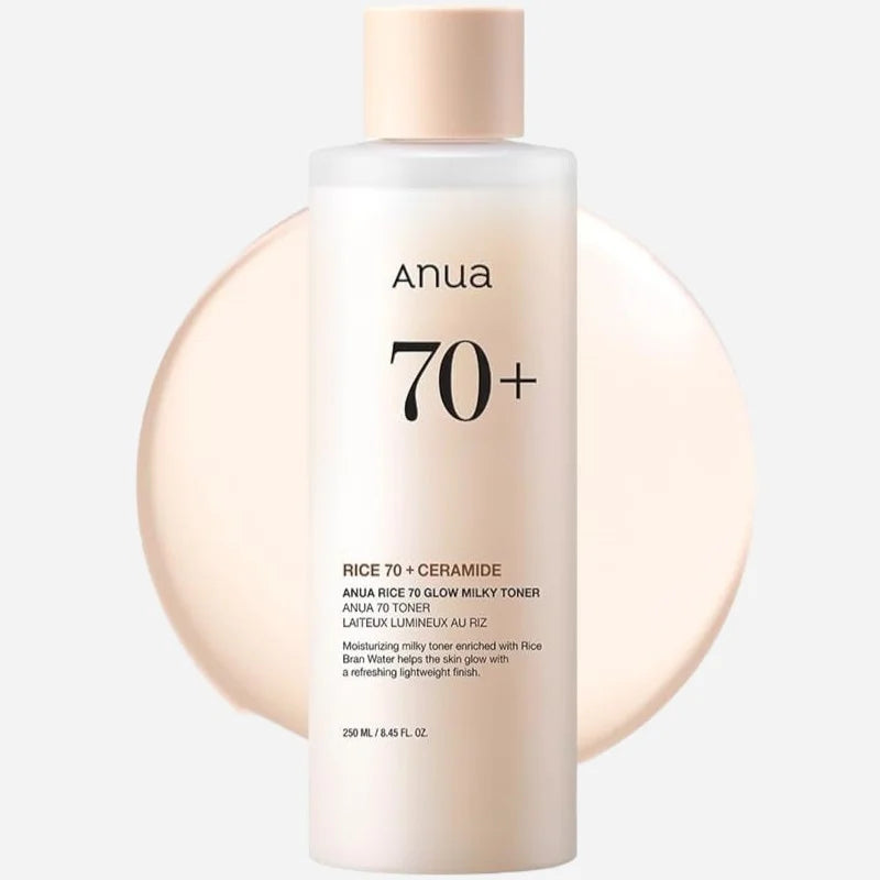 Anua Rice 70 Glow Milky Toner Moisturizing Rice Face Toner