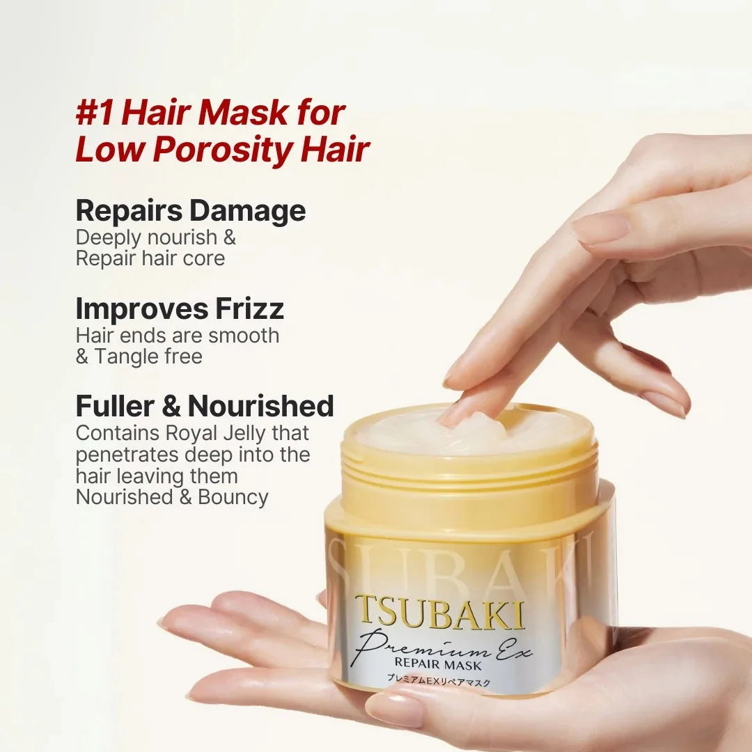 Shiseido - TSUBAKI Premium Repair Mask Hair - Μάσκα αναδόμησης για τα ταλαιπωρημένα μαλλιά