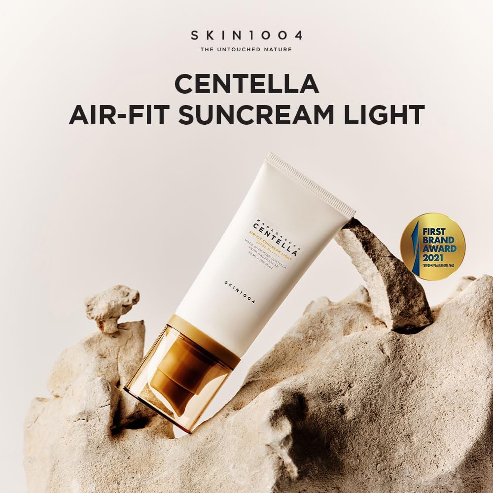 SKIN1004 Madagascar Centella Air-Fit Suncream Light SPF30 PA++++ - Φυσική Αντηλιακή Κρέμα Προσώπου SPF30