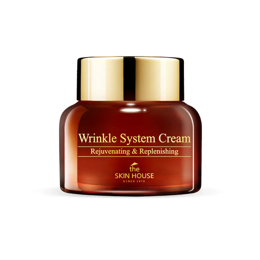 THE SKIN HOUSE Wrinkle System Cream 50ml - Αντιγηραντική κρέμα προσώπου με κολλαγόνο