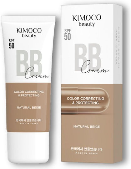 KIMOCO - BB Cream Color Correcting & Protecting SPF50 - Κρέμα Προσώπου για Ομοιόμορφη Κάλυψη