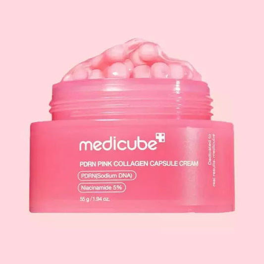 Medicube PDRN Pink Collagen Capsule Cream 55g - Κρέμα με κάψουλες κολλαγόνου και DNA σολομού